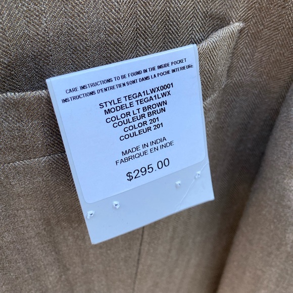 NW Black Brown 1826 Silk Wool Sport Coats, Sz 42L - Picture 14 of 14